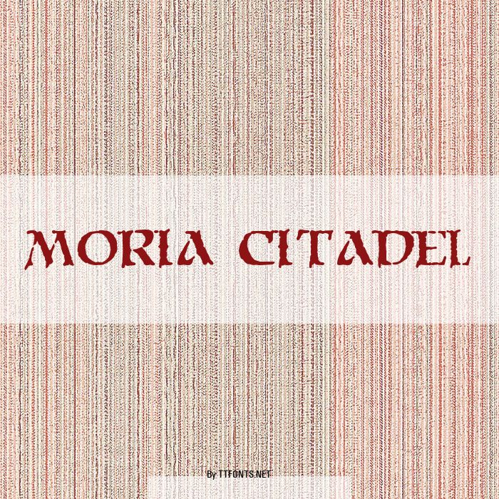 Moria Citadel example